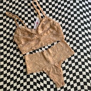 Cosabella Never Say Never Set Soft Bra Sweetie M and Underwear S/M